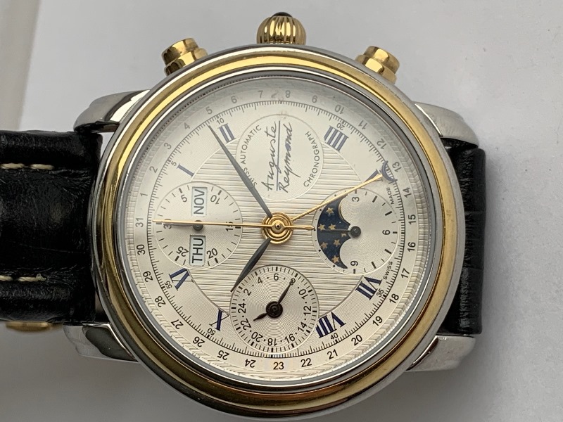 5782 Auguste Reymond Cotton Club Moonphase Triple Date Chronograph